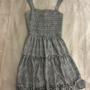 Jessica Simpson Monochrome Smocked Dress
